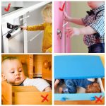 12 Pack Baby Proofing Cabinet Strap Locks - Vkania Kids Proof Kit - Child Safety Drawer Cupboard Oven Refrigerator Adhesive Locks - Adjustable Toilets Seat Fridge Latches - No Drilling - Image 6